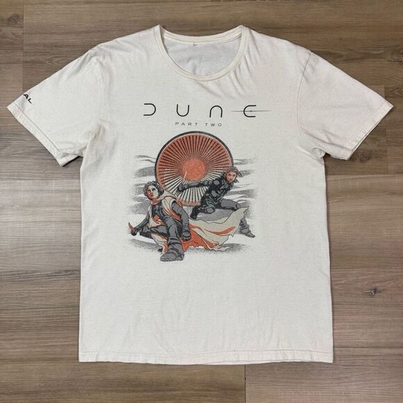 Regal Other - Regal Cinemas Dune Part 2 Promo Graphic Tee Shirt Size Large Light Beige Merch